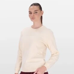 CORE CREW -Salomon Sportstyle Shop CORECREWFLEECEW WLF0009CHALKB