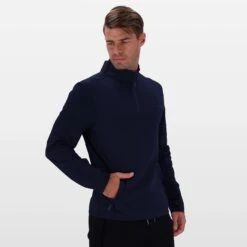 RUN MID QUARTER ZIP -Salomon Sportstyle Shop RUNMIDLAYERQUARTERZIPM WMF0032MIDNIGHTBLUEC