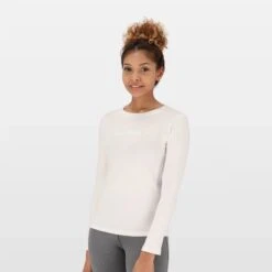 SCOOP NECK -Salomon Sportstyle Shop SCOOPNECKLSTEEW WLL8821WHITEB